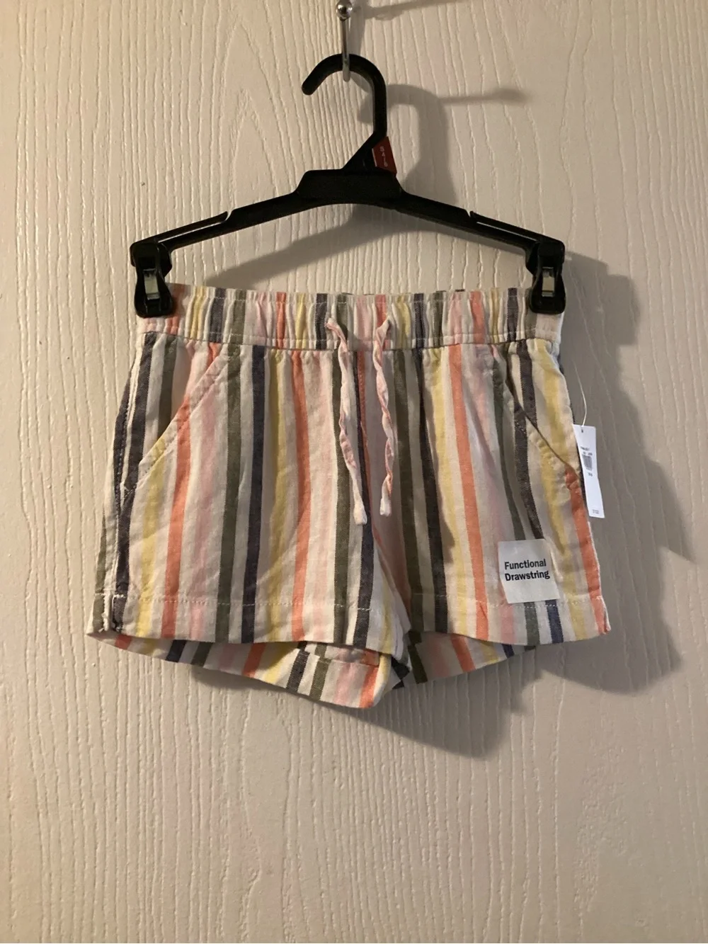 Old Navy Multicolor Striped Drawstring Kids Shorts